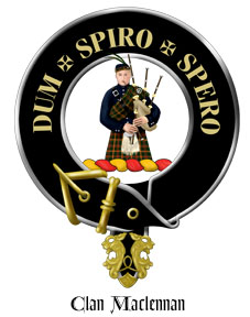 Clan Crest Wall Shield for the MacLennan Scottish Clan